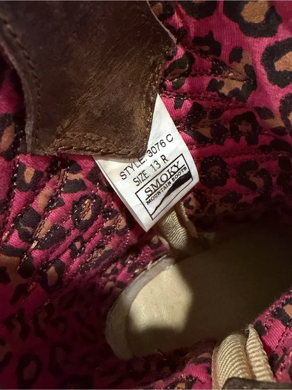 Smoky Mountain Girls Cowboy Boots Glitter Leather
